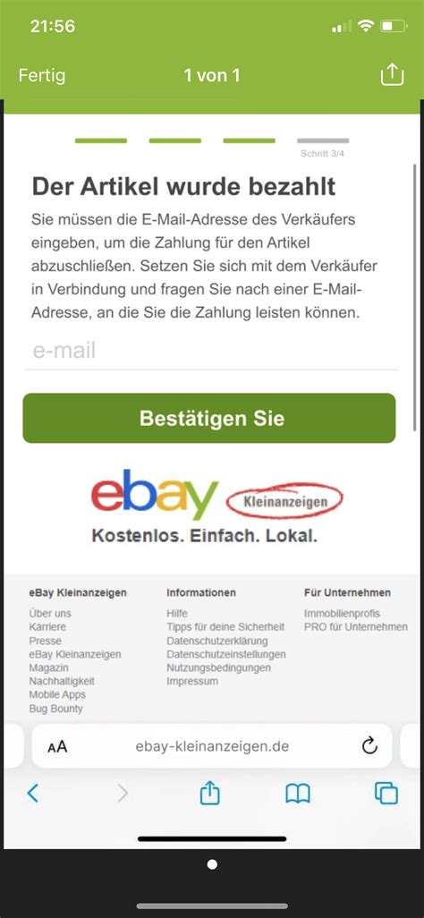 ebay käufer adresse.